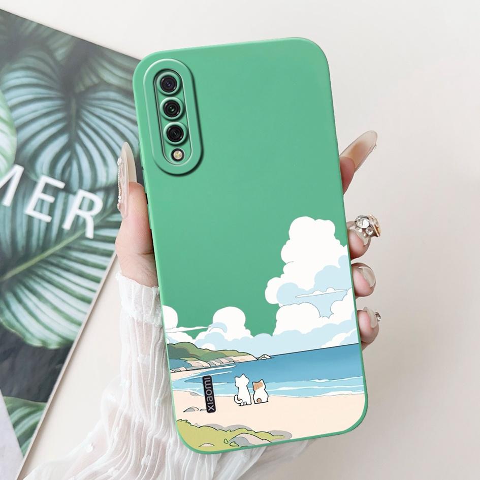 For Xiaomi Mi A3 Case MiA3 Shockproof Cover Cute Cartoon Panda Rabbit Soft Silicone Matte TPU Phone Case For Xiaomi Mi CC9e Capa