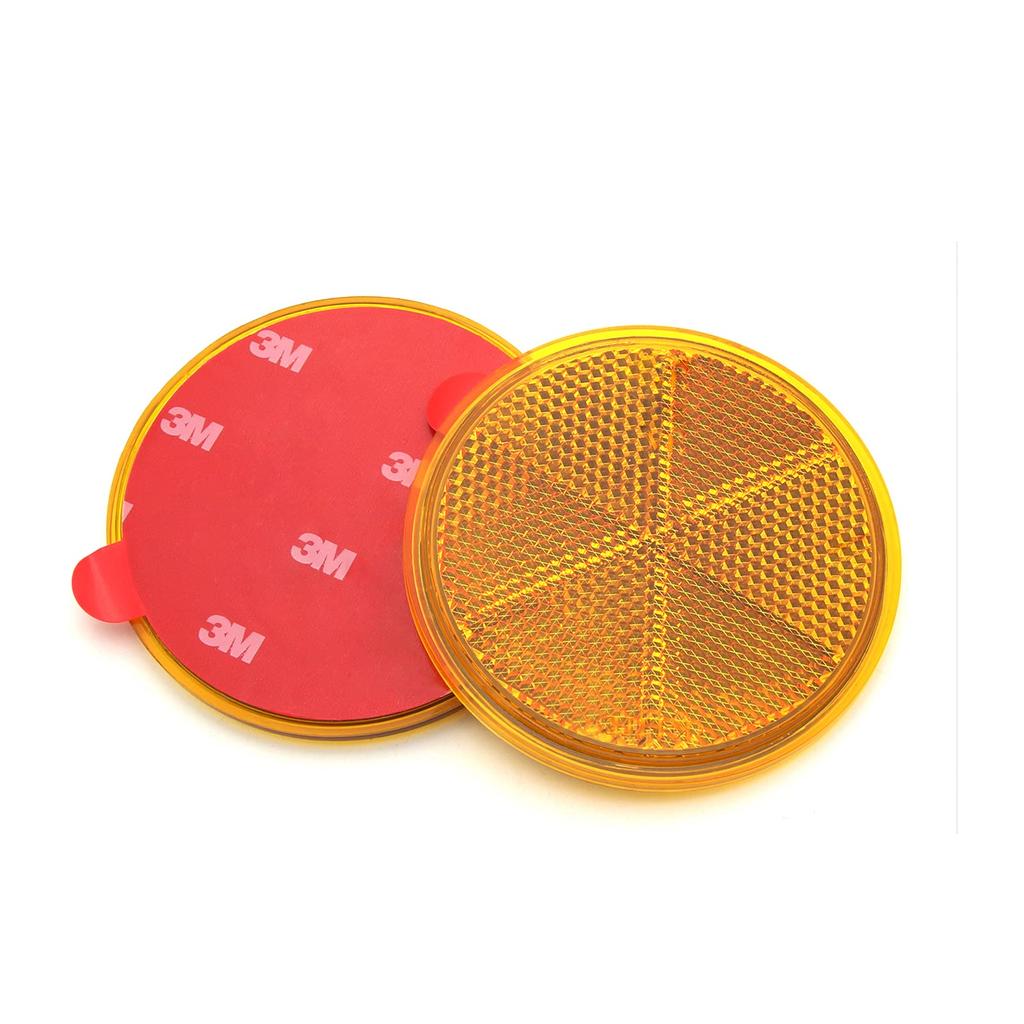 MFC PRO Yellow Round Diameter 3.1 Inches (80 Mm) Reflector, 2 Card Trailers, General