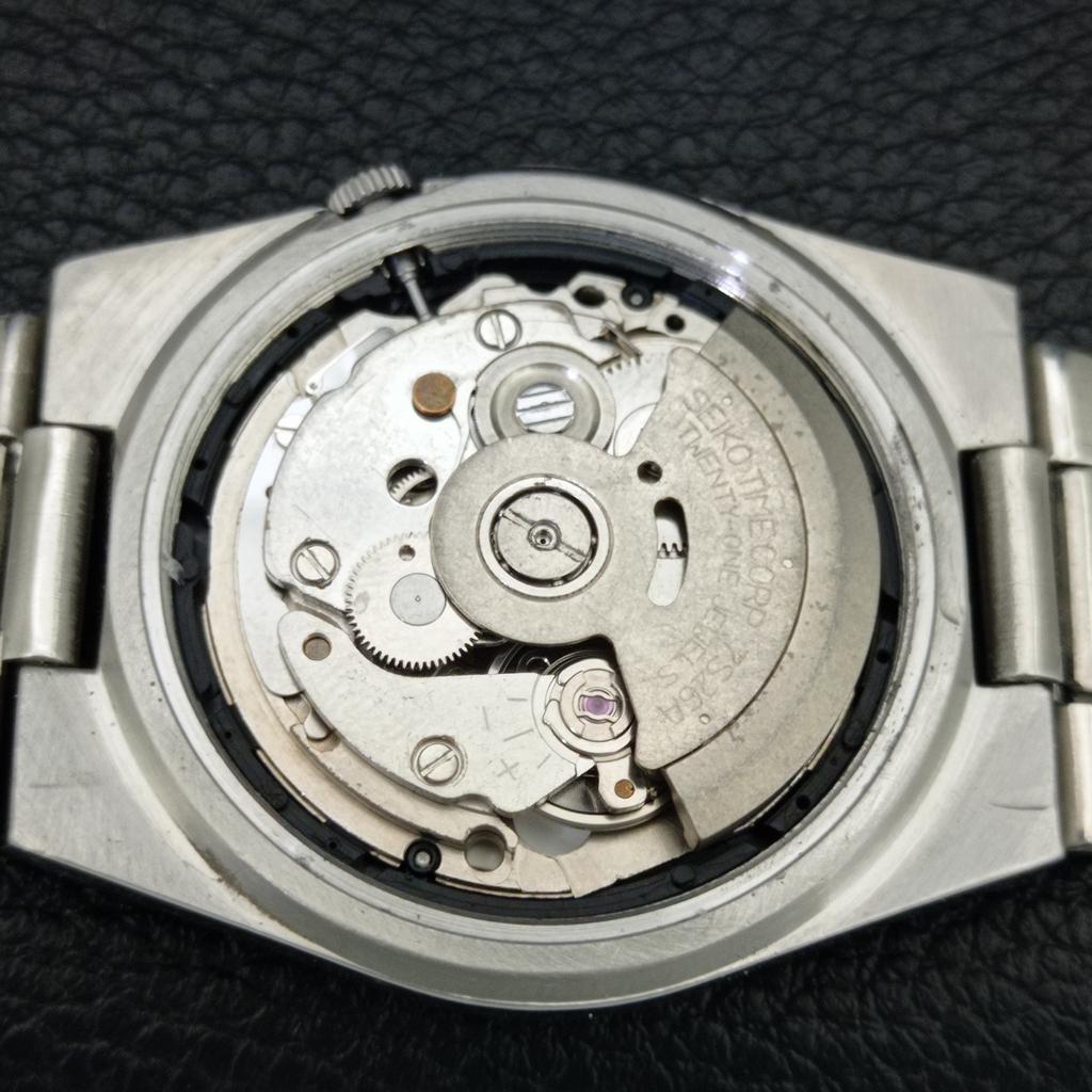 GENUINE VINTAGE SEIKO EXPO 70 AUTOMATIC JAPAN MENS SILVER DIAL WATCH a708788-1