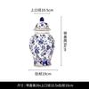 New Chinese Style Ceramic Jar Vase Entrance DecorationTV cabinet Decoration Hexagonal General Jar