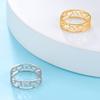 Infinity Heart Ring Women Stainless Steel Gold Finger Rings Jewelry Romantic Wedding Gift for Lover