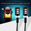 2x 12V   Car Motorcycle License Number Plate Screw   Light Lamp White LED