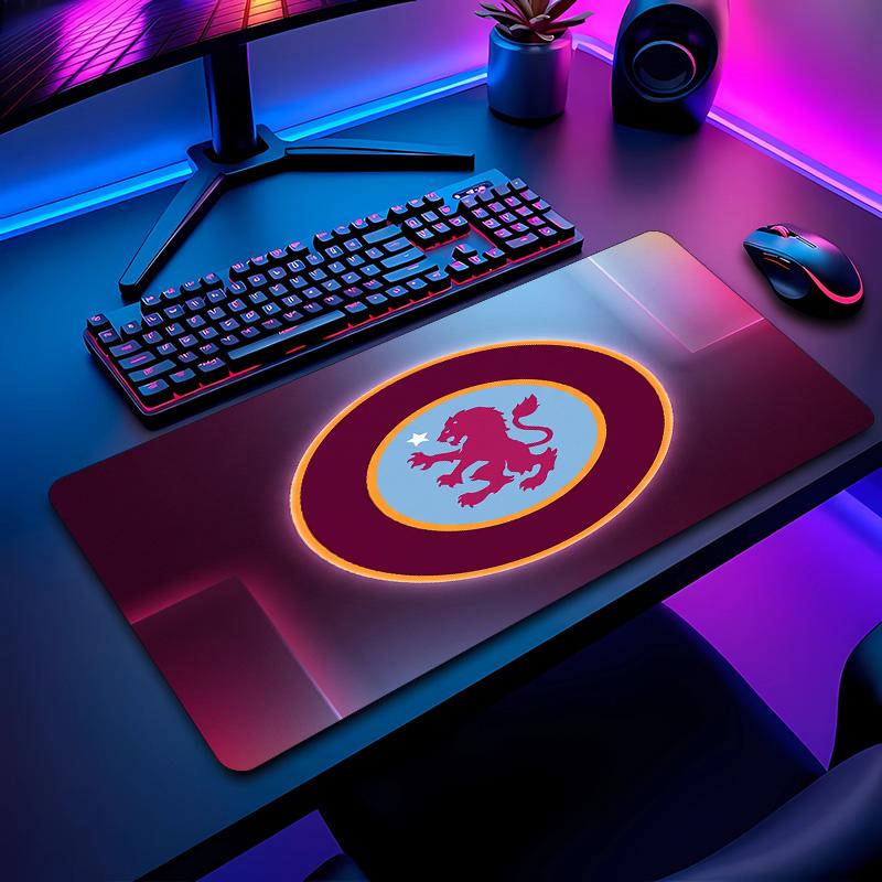 Tappetino per Mouse Stampa Calcio Aston Villa Non?Tappetino Antiscivolo in Gomma per Scrivania Impermeabile Mousepad da Gioco per Laptop Ufficio Desktop