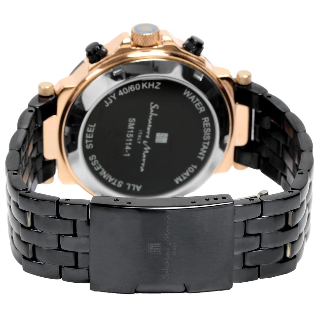 Salvatore Marra Solar Chronograph Limited Italian Analog Men's Radio-Controlled Watch