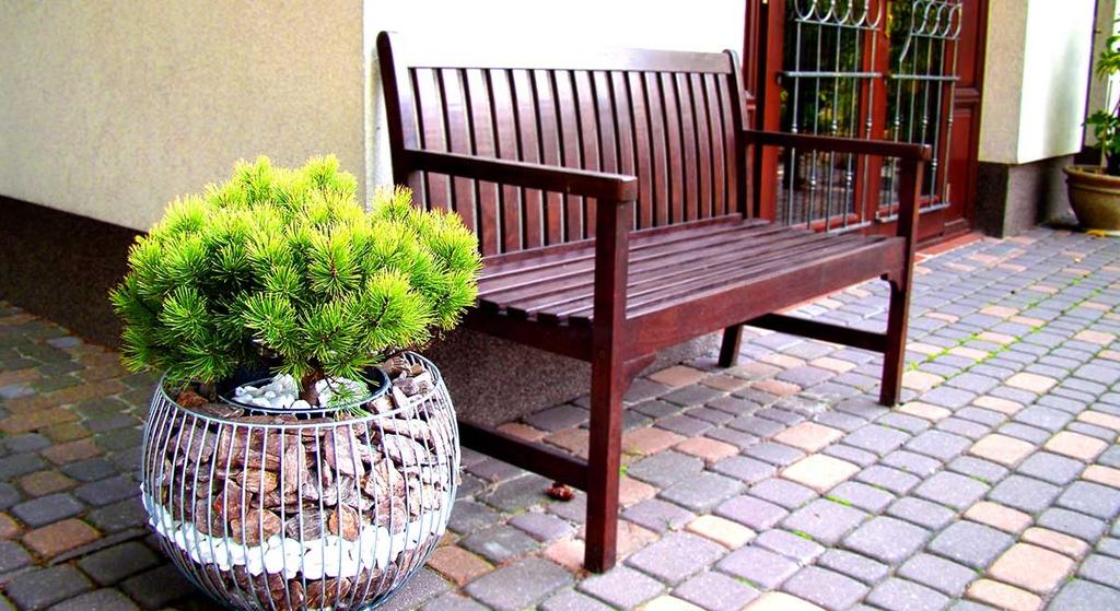 KADAX Donica Gabionowa Doniczka Okrągła Ze Stali 53 cm