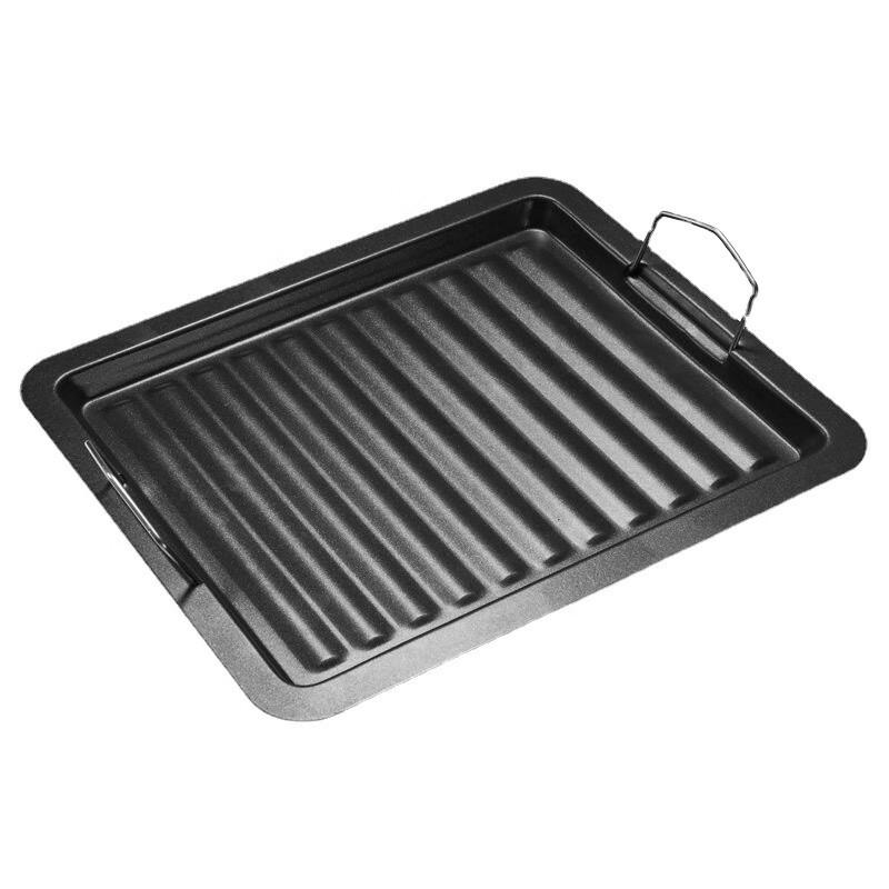 ZISIZ Non-stick Grill & Teppanyaki Pan