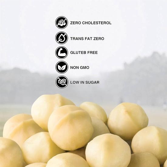 Pureheart Salted Macadamia (650 Gm) Premium Roasted Australian Macadamia Nuts, Rich In Antioxidants -Crunchy Dry Fruits, Ideal Snacks