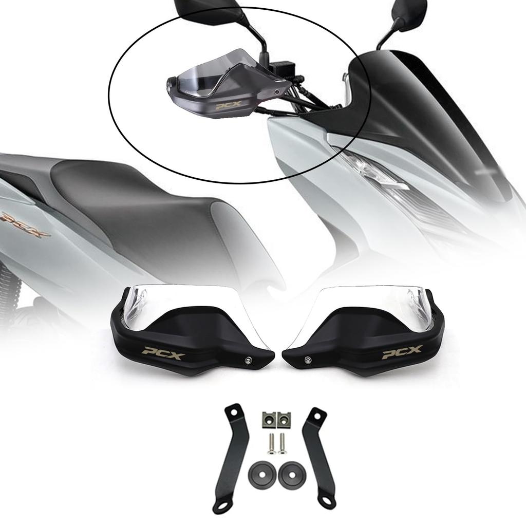 MAORANG For PCX160 PCX150 2024 2025 Motorcycle Hand Guard, Handguard, Windproof, 160 Pcx150 2017-2025+ Motorcycle Accessories (Transparent Color)