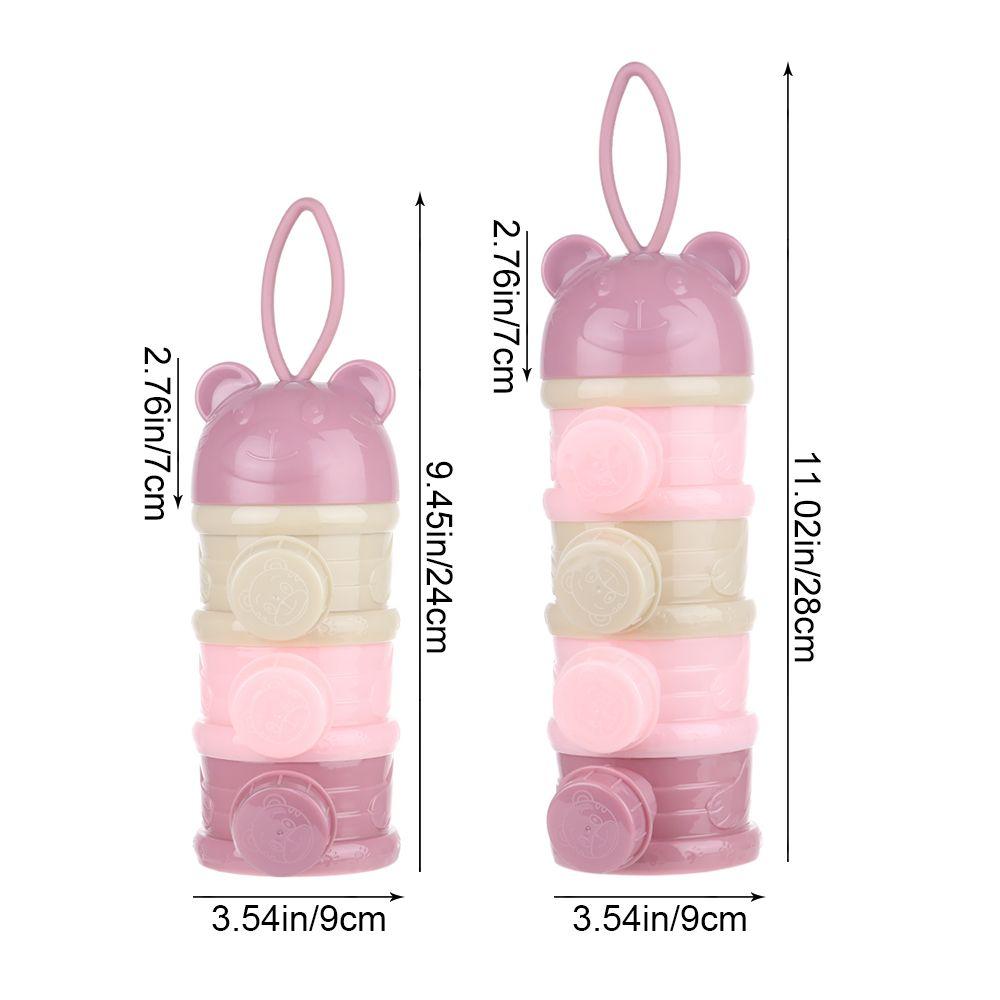 Food Storage Bear Baby Baby Food Storage Box Snack Container Openings Cereal Box Milk Powder Box