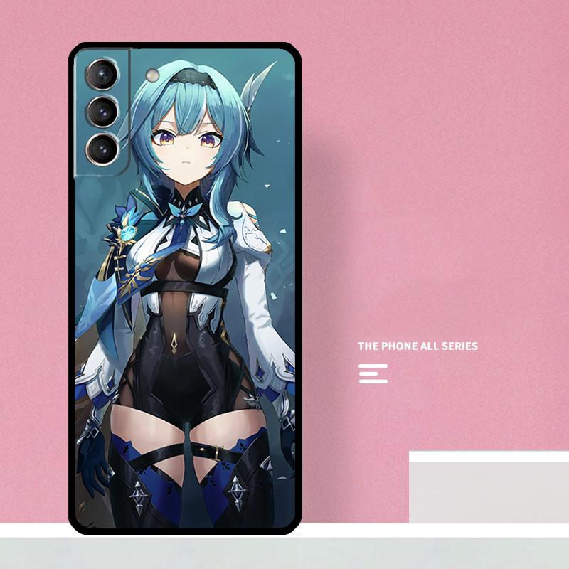 Genshin Impact Eula Phone Case For Samsung Galaxy S25 S26 Ultra S20 S21 S22 S23 S24 S10 Plus S25 FE Cover Coque