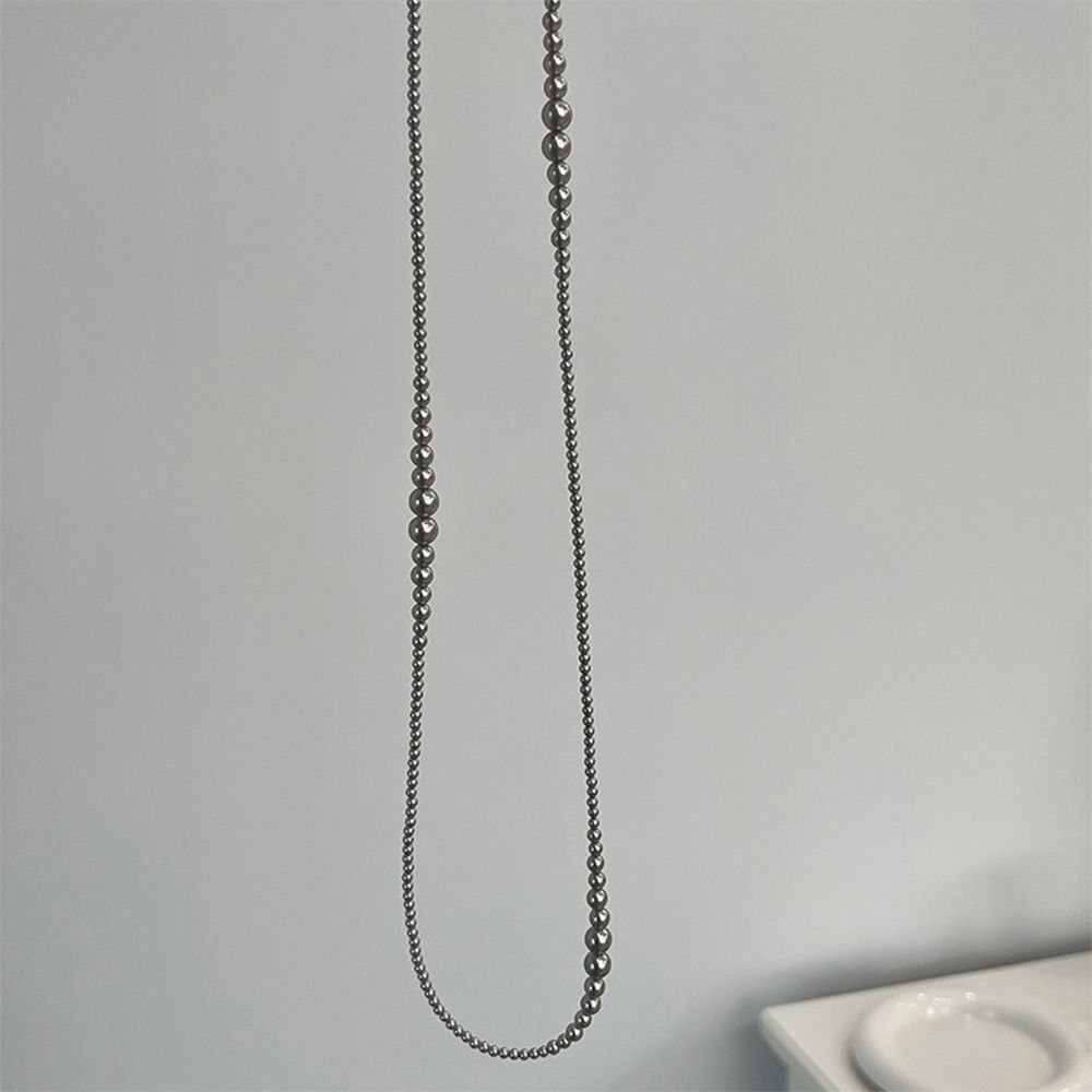 Exquis Élégant Collier de Perles Cuivre Longue Chaîne Collier Chaîne de Pull Vêtement Quotidien