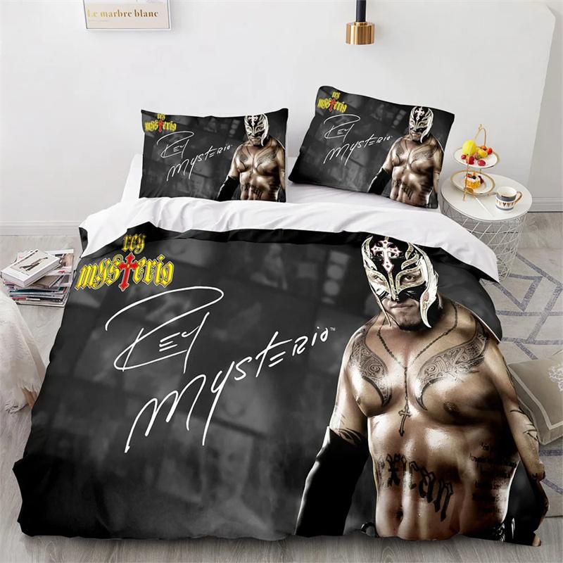 

Комплект постельного белья WWE EAW Single Twin Full Queen King Size Wrestling Game Bed Set Aldult Kid Bedroom Duvetcover Sets 3D Print 135x200cm 2pcs