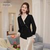 Bailuyu Women's Elegant Lace Patchwork Knit Blouse