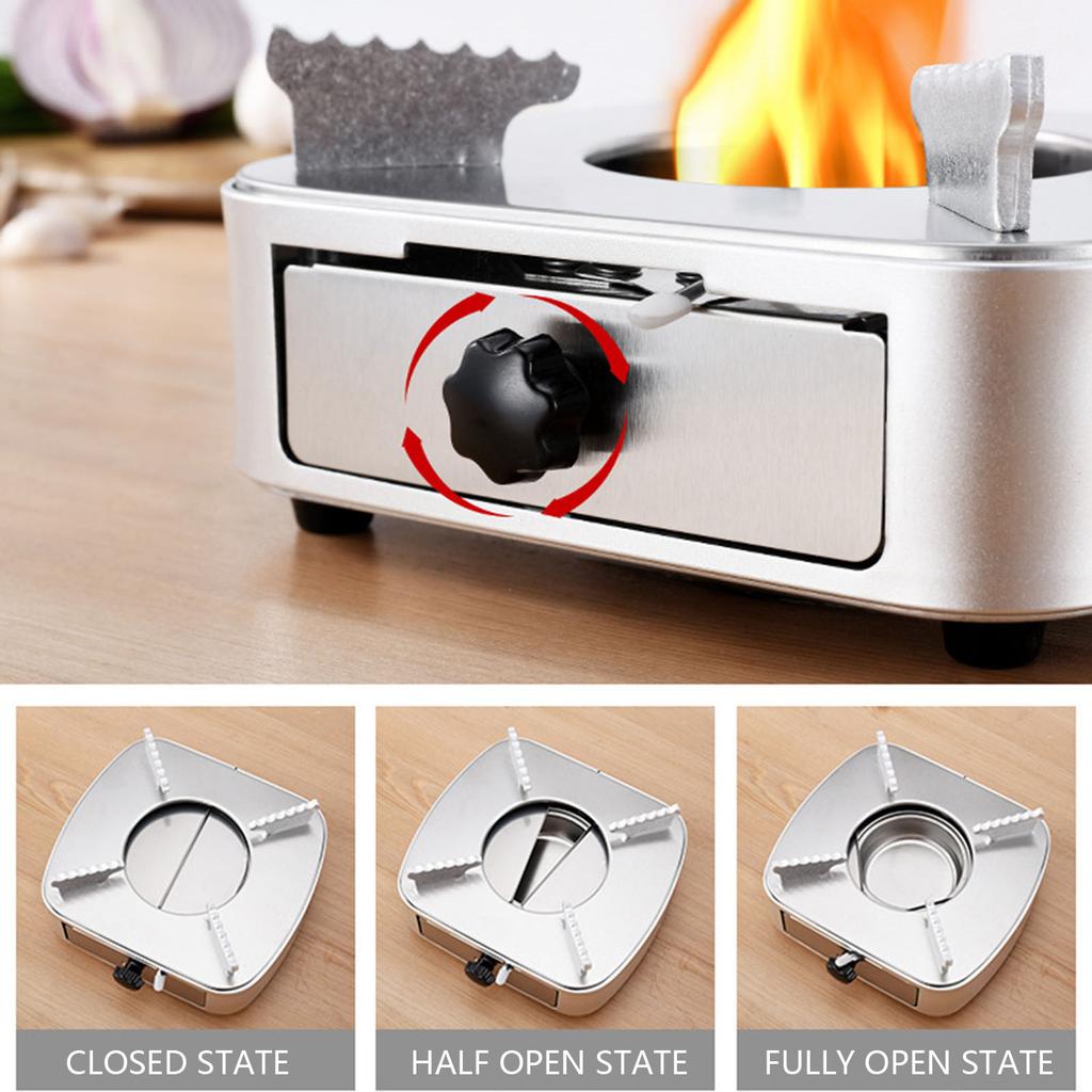 Small Stove For Indoor Use, Portable Camping Stove, Small Cooker, Camping Stove, Stainless Steel For Camping/BBQ/Picnics