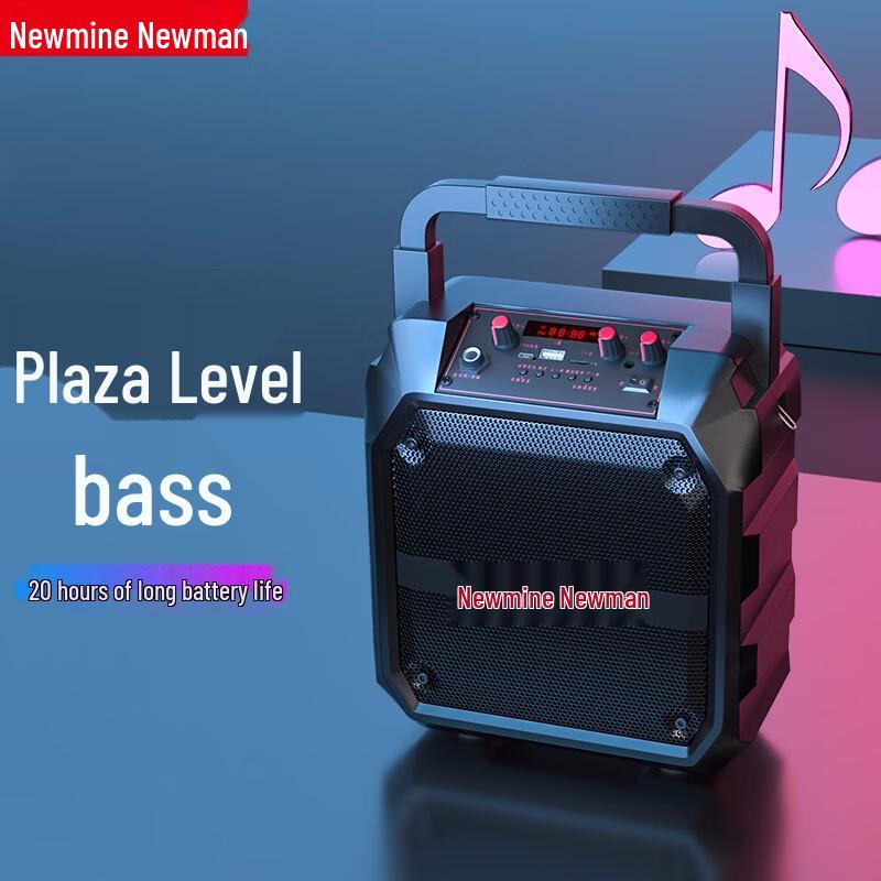 Newmine Portable Bluetooth Karaoke Speaker