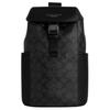 Racer Pack 18 Brand Logo Detachable Shoulder Strap Coated Canvas Crossbody Chest Bag Small Men Bags Charcoal CT712-QBMI5
