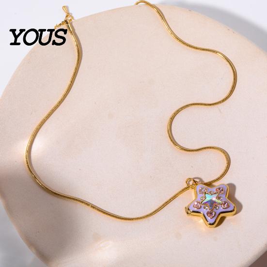 Charming Photo Jewelry Locket Picture Pendant Necklace for Women, Rhinestone Heart/Star Shaped Gift Frame Wife, Girlfriend ,Valentine's Day, Birthday