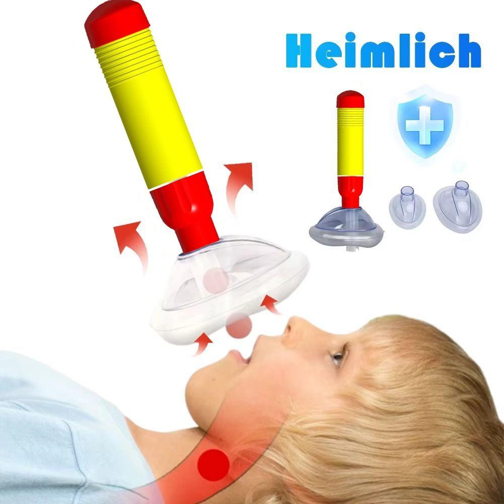 Anti Suffocation Choking Emergency Device Breathing Trainers Asphyxia CPR Mask  School Supply