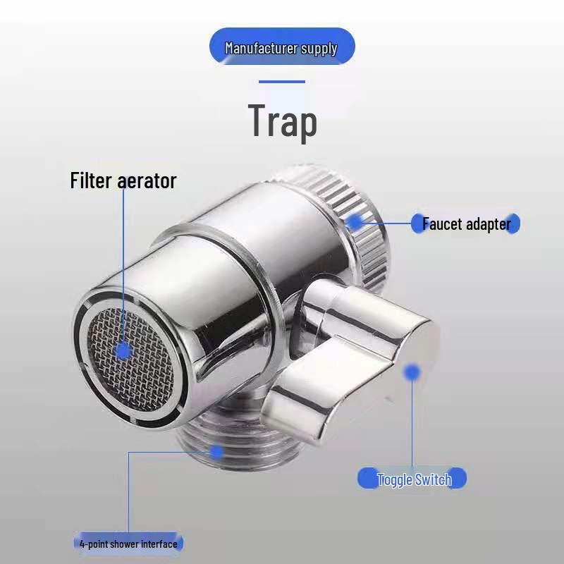 Three-Gear Stop Water Shower Head with Hair Washing Extension