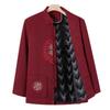 Middle-aged and Old Velvet Jacket, Old Man's Birthday, Tang Clothing, Male Year 0 Grandfather's Birthday, Thickened Warm Winter Cotton Clothing