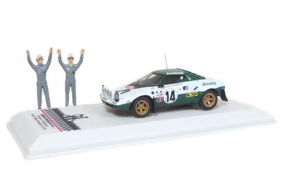 Ixo Model B Lancia Stratos HF 75 Montecallo Winner with Figure SPRM00175 #14 Munari/Mannucci 1/43