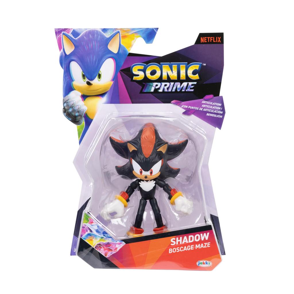 Sonic Prime 5-inch Articulated Action Figure - Shadow Green Hill Zone