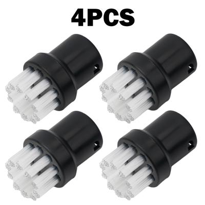White Brush 4pcs Cleaning Tool For Karcher For Steam Cleaners Small