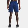 Under Armour Project Rock Printed Fleece Shorts Men Bottoms Phantom-Blue 1377445-471