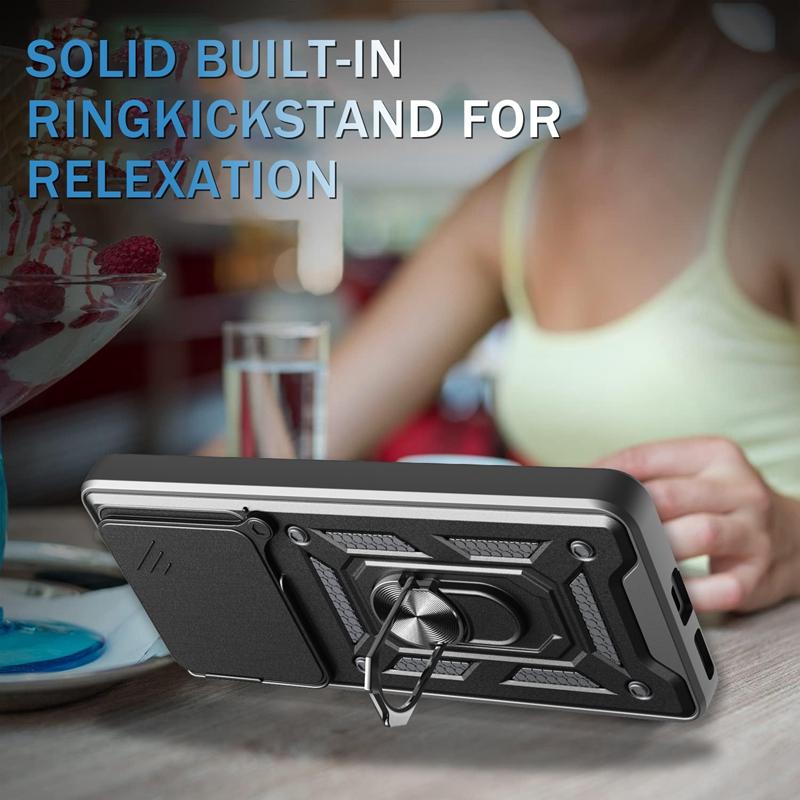 For POCO F7 Pro Case Car Magnetic Ring Stand Holder Phone Case For Xiaomi Mi Poco F7 Pro F7Pro Slide Camera Armor Back Cover