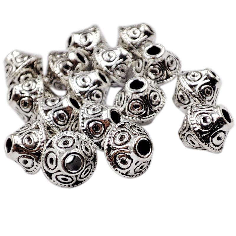 

Товары для вечеринок оптом 10 шт. DIY ремесла сплав тибетский серебряный кулон ожерелье браслет свободные бусины для изготовления ювелирных изделий 5 стилей Pot