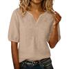 Women’s Fashion -Colour Cotton-Linen Boho- Retro Casual T-Shirt