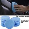 Car Detailing Applicator Pads Car Care Waxing Polish Sponges Soft Microfiber Round Pocket Foam Sponges Car Cleaning Tools