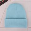 Unisex Fluorescent Acrylic Beanie – European and American Candy Color Knit Hat for Autumn and Winter