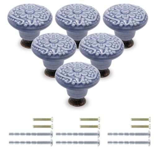 Ceramic Drawer Knobs, Furniture Handles, Chest of Drawers, Architectural Hardware, Ceramic Knobs, Cabinet Knobs, Decorative DIY Hardware, Cabinet Pull