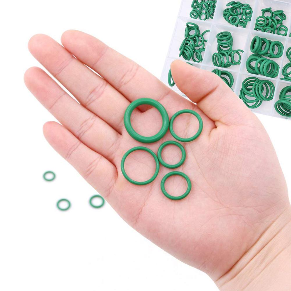 530/225PCS Rubber O Ring Oil Resistance O-Ring Washer Gasket Seals Watertightness Assortment Different Size Plastic Box Kit Set