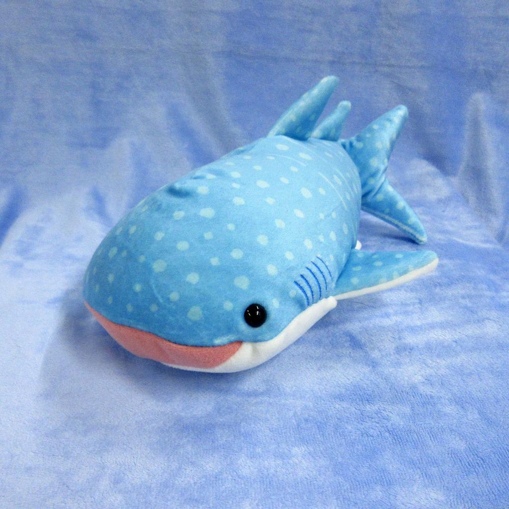 Underwater Walk Fluffy Plush Toy S Size Whale Shark