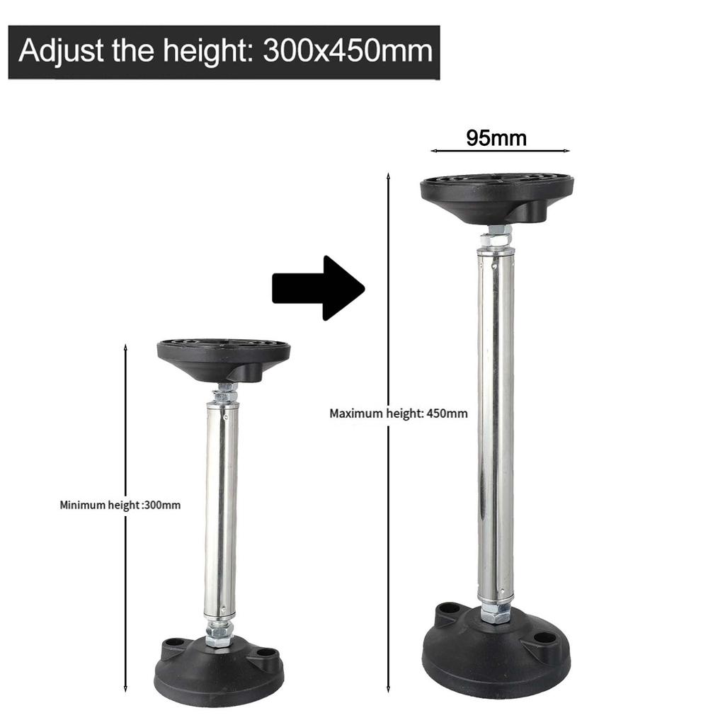 1/2pcs Telescopic Support Rod Cabinet Adjustable 300kg Weight Capacity Sink Support Woodworking Installation Lifting Support