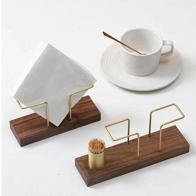 Wooden Tissue Box Metal Tissue Dispenser Decorative Napkin Holder  Home