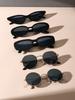 UV Protection 5PCS Unisex Durable Metal Metal Plastic Trendy Sun Glasses Glasses For Street Photography And Daily Travel