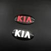 AABJA1 ABS Car Front Hood Emblem Rear Trunk Modified Badge For KIA Logo Sportage K5 R Sorento Carens Steering Wheel Styling Accessories