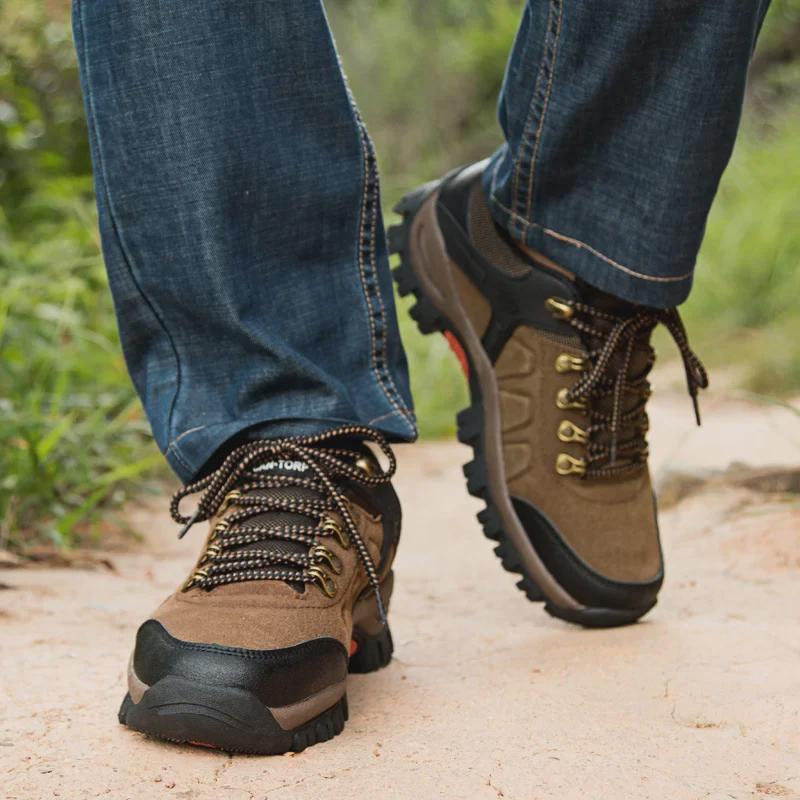 Men's Wear-Resistant Outdoor Hiking and Casual Sports Shoes - Non-Slip, Large Size for Spring and Summer