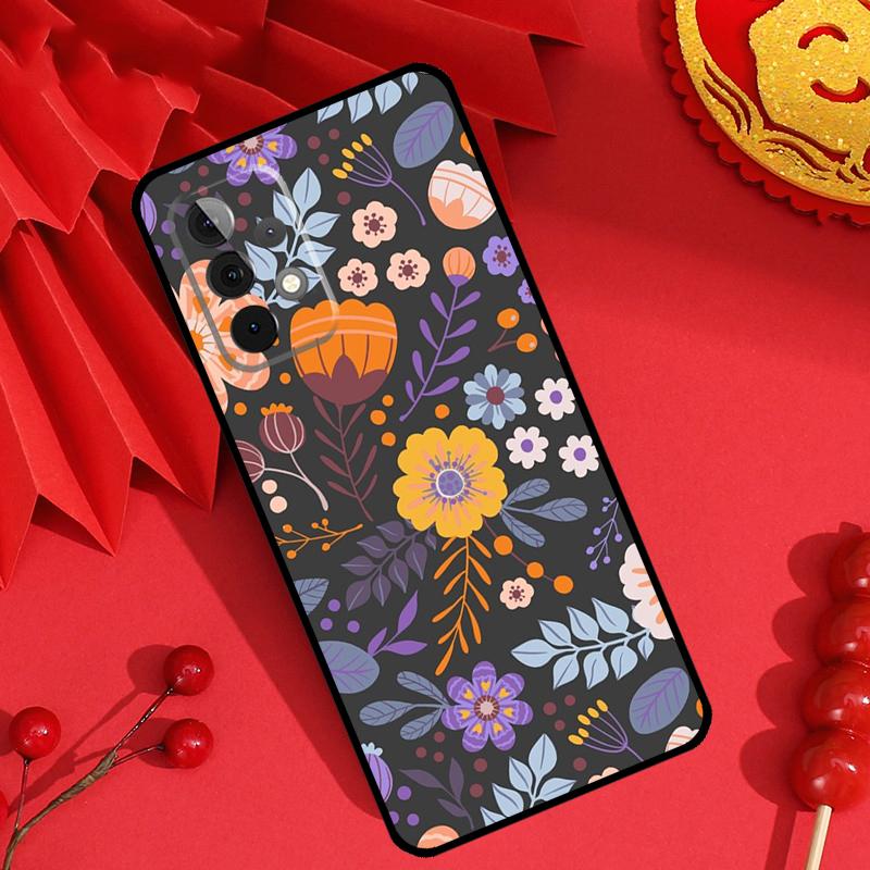 Floral Charm Secret Garden Case For Samsung Galaxy M15 M55 M31 M13 M11 M12 M14 M06 M16 M36 M56 M53 M32 M52 M35 M34 M54