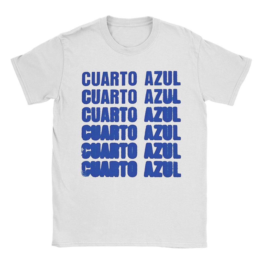 Men's T-Shirt Aitana CUARTO AZUL Tour 2025 Funny 100% Cotton Tee Shirt Short Sleeve T Shirts Round Neck Clothes Summer
