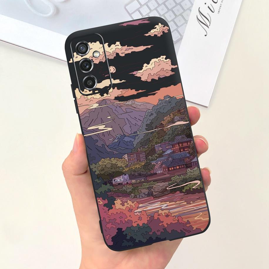 For Samsung M52 5G Case Lovely Duck Cat Head Dinosaur Fundas Soft TPU Phone Cases For Samsung Galaxy M52 5G SM-M526B Hoesje 6.7"