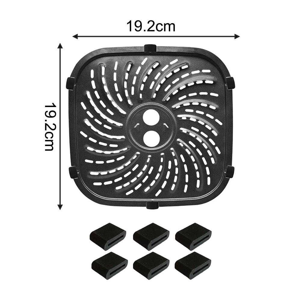 Air Fryer Replacement Parts For PowerXL For Vortex Pro 6 QT Air Fryer Grill Pan For Whirlwind Airflow Design Ensures Even Heat