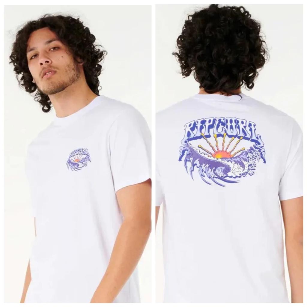 Sommer bedrucktes T-Shirt für Herren, neues RIPCURL Outdoor-Sport Surfen Kurzarm Fitness Kurzarm-Top