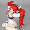 Anime Sitting Posture Alice Figure Cartoon Double Horsetail Girl Model Decoration Toy Christmas Gifts