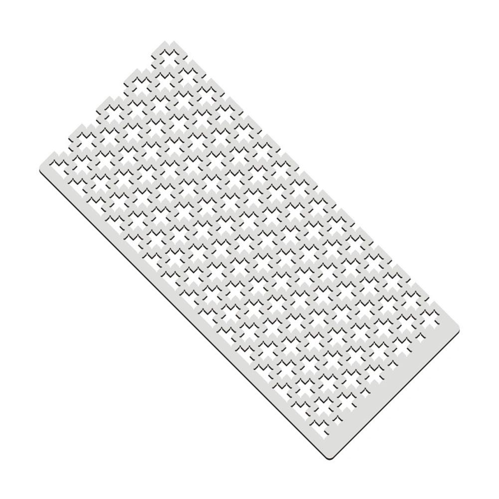 125 5D Diamond Mesh Ruler Practical Metal Diamond Painting Fix Tool Plum Blossom Grid Square Drill for DIY Diamond Painting Kits