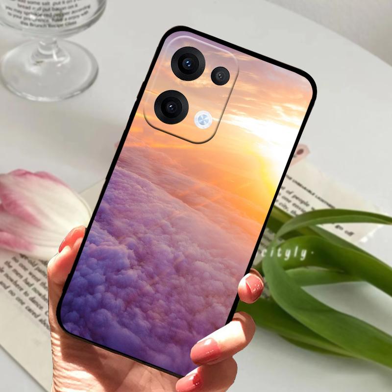 For Oppo Reno13 Pro Case Reno 13 12 5G Cute Animal Soft Silicone TPU Phone Cover For Oppo Reno12 Pro Protection Fundas Phone Bag