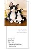 Black & White Devon Rex Cat Plush Toy – Cute, Curly-Haired Doll & Hug Pillow Gift for Girls